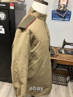 WWII SOVIET RUSSIAN Cotton EM Tunic And Trousers. Size Large New