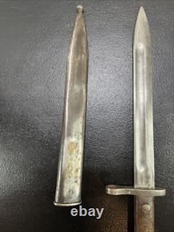 WWII Soviet Russian Mosin-Nagant M91/30 Bayonet with Scabbard Serial #533502