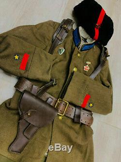 WW 2. Russian Soviet uniform. Cavalry officer. Uniform set (Tunic, hat.)