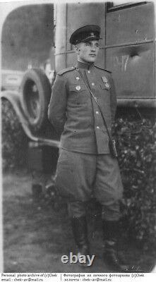 WW -2 Soviet Russian uniform Tunic jacket+Breeches+cap. Border guard KGB NKVD