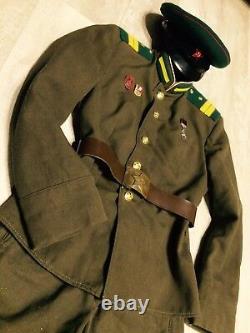 WW -2 Soviet Russian uniform Tunic jacket+Breeches+cap. Border guard KGB NKVD