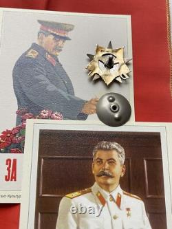 WW II SOVIET RUSSIAN USSR Badge Medal Order of PATRIOTIC WAR GOLD ST. SILVER