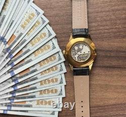 Watch 24h Mechanical Antarctica Russian Day Men's Soviet Rare USSR Raketa Blue