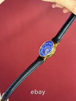 Watch 24h Mechanical Raketa Antarctica Russian Day Men's Soviet Rare USSR Blue