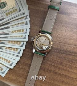 Watch 24h Mechanical Raketa Wrist Men Soviet USSR Polar Day Russian Rare Green