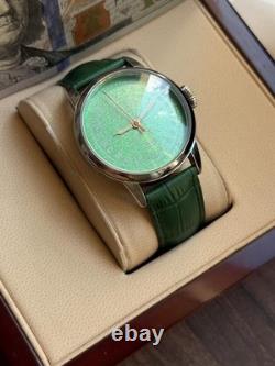 Watch 24h Mechanical Raketa Wrist Men Soviet USSR Polar Day Russian Rare Green
