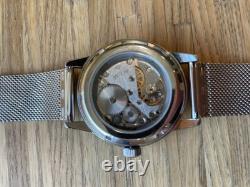 Watch 24h Mechanical Raketa Wrist Men Soviet USSR Polar Day Russian Rare Silver
