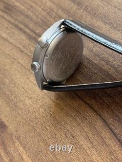 Watch Alarm Mechanical Pilot Aviator Wrist Soviet Men Signal USSR Russian Black Watch Alarm Mechanical Pilot Aviator Wrist Soviet Men Signal USSR Russian Black