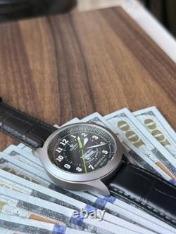 Watch Aviator Pilot Alarm Mechanical Wrist Soviet Mens Signal USSR Russian Black