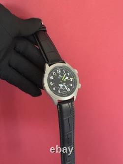 Watch Aviator Pilot Alarm Mechanical Wrist Soviet Mens Signal USSR Russian Black