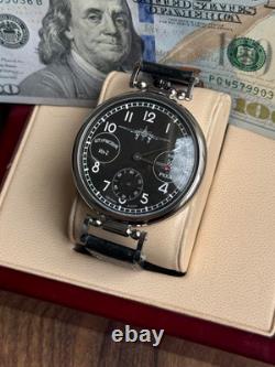 Watch Mechanical Aviation USSR Molnija Mens Soviet Vintage Russian Strap Molniya