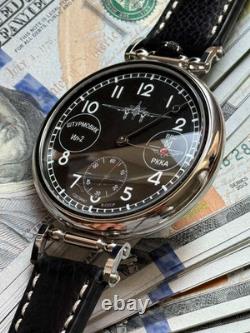 Watch Mechanical Aviation USSR Molnija Mens Soviet Vintage Russian Strap Molniya