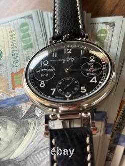 Watch Mechanical Aviation USSR Molnija Mens Soviet Vintage Russian Strap Molniya