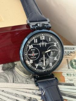 Watch Mechanical Aviator Vintage Soviet Russian 3602 Dial Wrist Men USSR Molniya