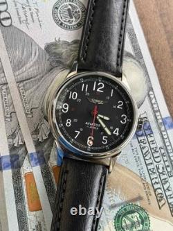 Watch Mechanical Aviator Wrist Raketa Vintage Russian Soviet USSR Military Rare