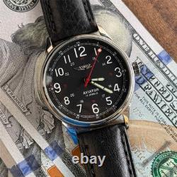 Watch Mechanical Aviator Wrist Raketa Vintage Russian Soviet USSR Military Rare