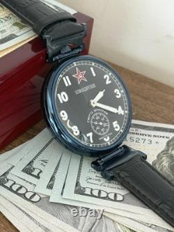 Watch Mechanical Commander USSR Men's Soviet Wrist Strap Molniya Star Russian