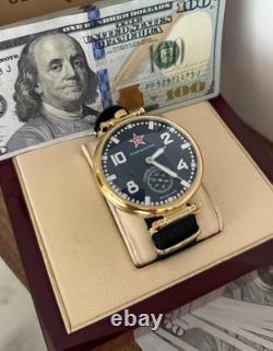 Watch Mechanical Commander USSR Molnija Mens Soviet Star Vintage Russian Molniya