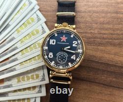 Watch Mechanical Commander USSR Molnija Mens Soviet Star Vintage Russian Molniya