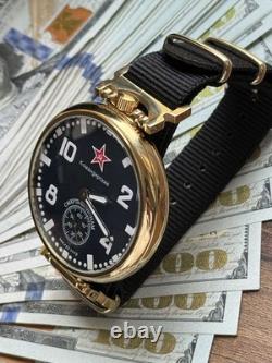 Watch Mechanical Commander USSR Molnija Mens Soviet Star Vintage Russian Molniya