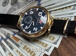 Watch Mechanical Commander USSR Molnija Mens Soviet Star Vintage Russian Molniya