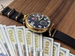Watch Mechanical Commander USSR Molnija Mens Soviet Star Vintage Russian Molniya