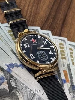 Watch Mechanical Commander USSR Molnija Mens Soviet Star Vintage Russian Molniya