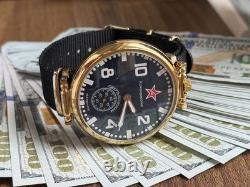 Watch Mechanical Commander USSR Molnija Mens Soviet Star Vintage Russian Molniya