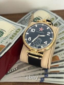 Watch Mechanical Commander USSR Molnija Mens Soviet Star Vintage Russian Molniya