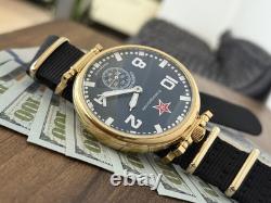 Watch Mechanical Commander USSR Molnija Mens Soviet Star Vintage Russian Molniya