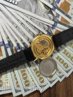 Watch Mechanical Poljot Men's Wrist USSR Russian Soviet Slim Deluxe Freemason