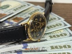 Watch Mechanical Poljot Men's Wrist USSR Russian Soviet Slim Deluxe Freemason