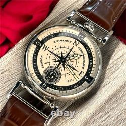 Watch Mechanical Wrist Compass Men's Russian Soviet USSR Molniya Strap, Vintage