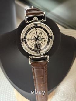 Watch Mechanical Wrist Compass Men's Russian Soviet USSR Molniya Strap, Vintage