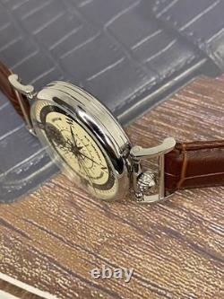 Watch Mechanical Wrist Compass Men's Russian Soviet USSR Molniya Strap, Vintage