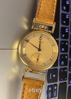 Watch Mechanical Wrist Golden Russian Molniya USSR Molnja Soviet Rare Vintage