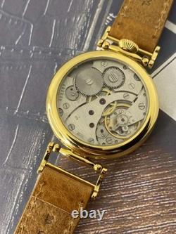 Watch Mechanical Wrist Golden Russian Molniya USSR Molnja Soviet Rare Vintage