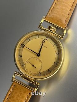 Watch Mechanical Wrist Golden Russian Molniya USSR Molnja Soviet Rare Vintage