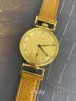 Watch Mechanical Wrist Golden Russian Molniya USSR Molnja Soviet Rare Vintage