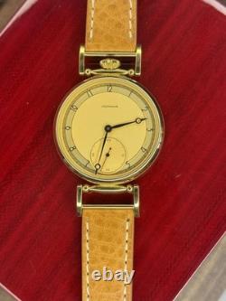 Watch Mechanical Wrist Golden Vintage Molniya Russian USSR Molnja Soviet Rare