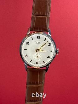 Watch Mechanical Wrist Start Classic Mens Russian Vintage Soviet USSR Strap Rere