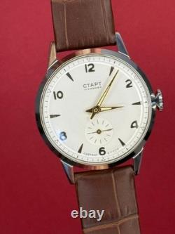 Watch Mechanical Wrist Start Classic Mens Russian Vintage Soviet USSR Strap Rere