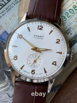 Watch Mechanical Wrist Start Classic Mens Russian Vintage Soviet USSR Strap Rere