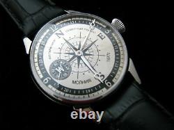 Watch Molniya Soviet USSR Mechancial Russian Men Wrist Molnija Vintage