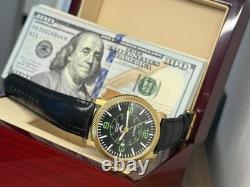 Watch Pilot Aviator Automatic Soviet USSR Military Russian Raketa Vintage Date