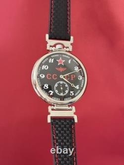 Watch Pilot Mechanical Aviation Wrist Molniya Men's USSR Soviet Russian Star