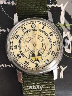 Watch Pobeda Radiation Troops Vintage Men's Soviet Mechanical Russian Watch USSR