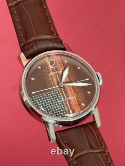Watch Pobeda Wrist Mechanical Zim Vintage USSR Classic Red Russian Men Wrist 90s