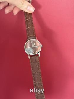Watch Pobeda Wrist Mechanical Zim Vintage USSR Classic Red Russian Men Wrist 90s
