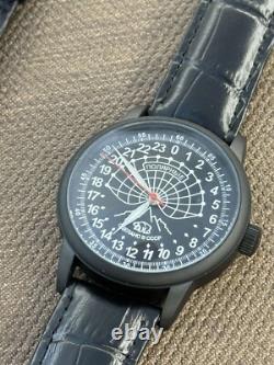 Watch Raketa 24h Automatic Wrist Men Soviet USSR Polar Day Russian Black Vintage